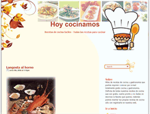 Tablet Screenshot of hoycocinamos.com